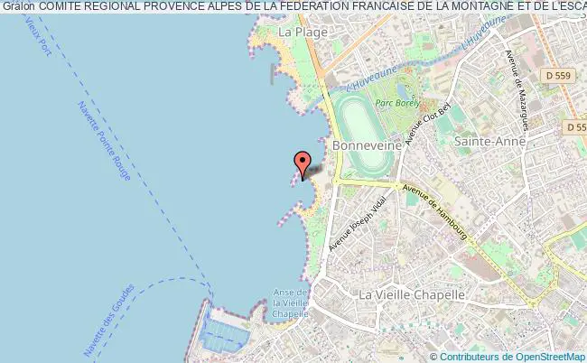 plan association Comite Regional Provence Alpes De La Federation Francaise De La Montagne Et De L'escalade Marseille 4e
