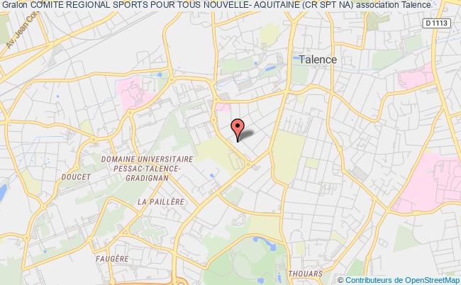 plan association Comite Regional Sports Pour Tous Nouvelle- Aquitaine (cr Spt Na) Talence