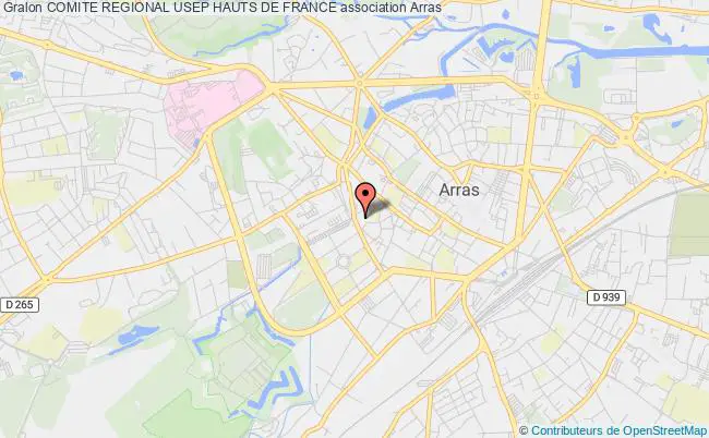 plan association Comite Regional Usep Hauts De France Arras