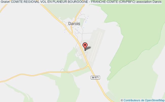 plan association Comite Regional Vol En Planeur Bourgogne - Franche-comte (crvpbfc) Darois