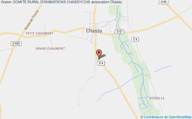 plan association ComitÉ Rural D'animations Chassycois Chassy