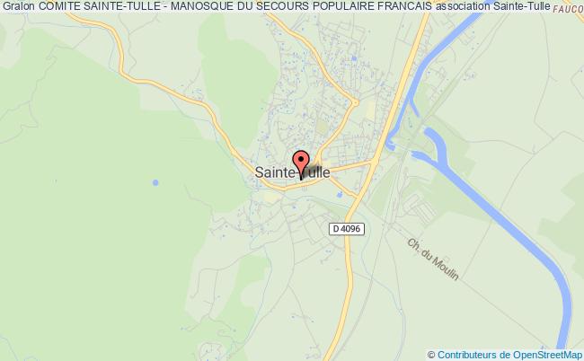 plan association Comite Sainte-tulle - Manosque Du Secours Populaire Francais Sainte-Tulle