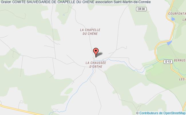plan association Comite Sauvegarde De Chapelle Du Chene Saint-Martin-de-Connée