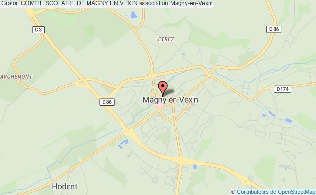 plan association Comite Scolaire De Magny En Vexin Magny-en-Vexin