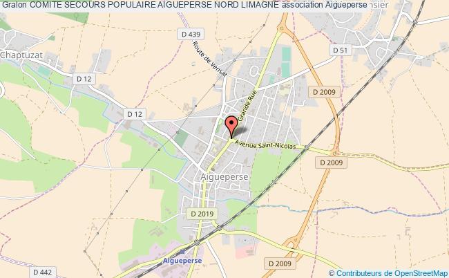 COMITE SECOURS POPULAIRE AIGUEPERSE NORD LIMAGNE
