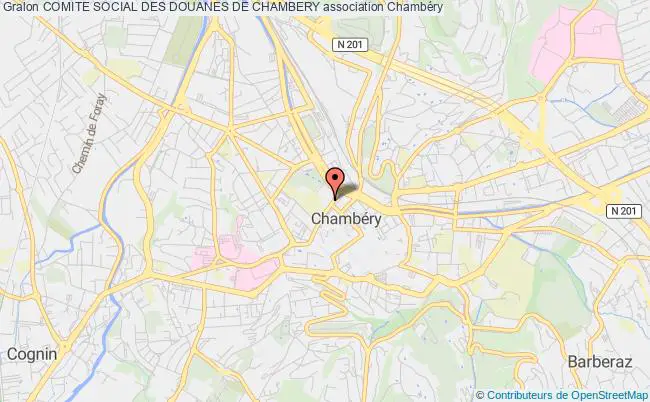 plan association Comite Social Des Douanes De Chambery Chambéry