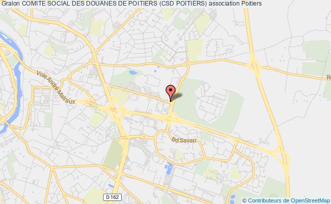 plan association Comite Social Des Douanes De Poitiers (csd Poitiers) Poitiers