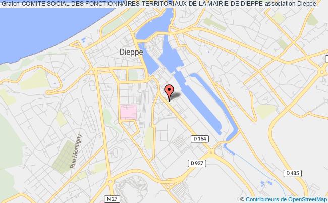 plan association Comite Social Des Fonctionnaires Territoriaux De La Mairie De Dieppe Dieppe CEDEX