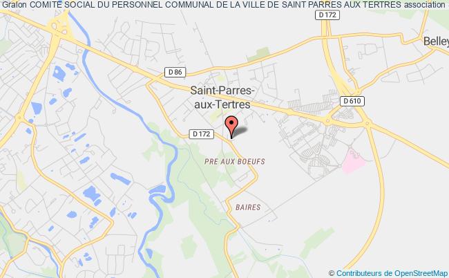 plan association Comite Social Du Personnel Communal De La Ville De Saint Parres Aux Tertres Saint-Parres-aux-Tertres