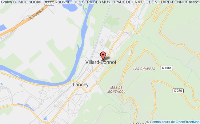plan association Comite Social Du Personnel Des Services Municipaux De La Ville De Villard-bonnot Villard-Bonnot