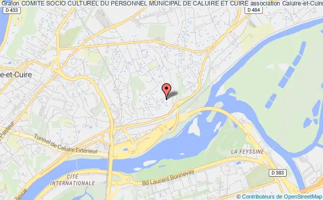 plan association Comite Socio Culturel Du Personnel Municipal De Caluire Et Cuire Caluire-et-Cuire
