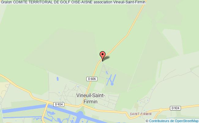 plan association Comite Territorial De Golf Oise-aisne Vineuil-Saint-Firmin