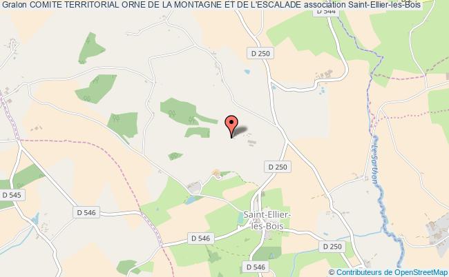 plan association Comite Territorial Orne De La Montagne Et De L'escalade Saint-Ellier-les-Bois