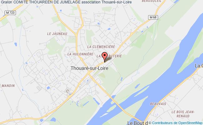 plan association Comite Thouareen De Jumelage Thouaré-sur-Loire