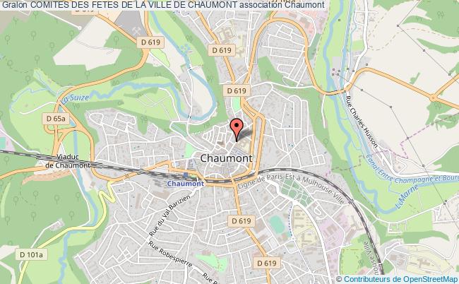 plan association Comites Des Fetes De La Ville De Chaumont Chaumont