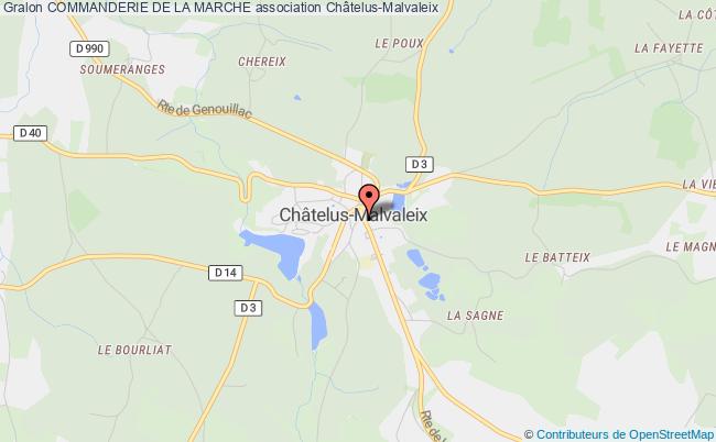 plan association Commanderie De La Marche Châtelus-Malvaleix
