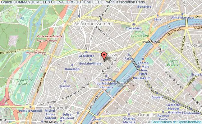 plan association Commanderie Les Chevaliers Du Temple De Paris Paris