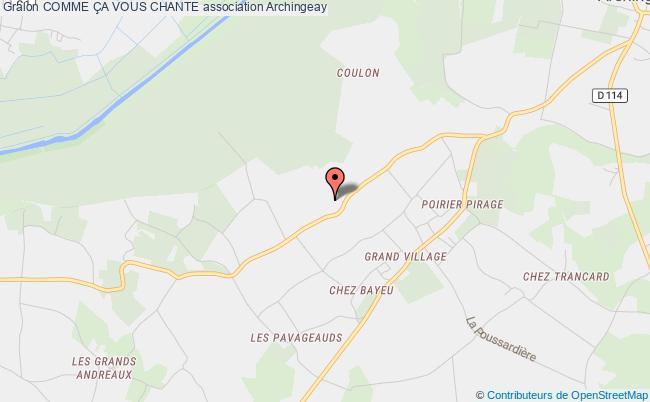 COMME ÇA VOUS CHANTE