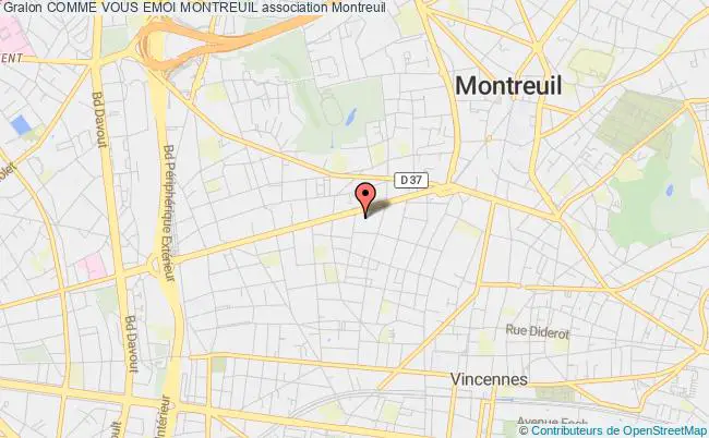 plan association Comme Vous Emoi Montreuil Montreuil