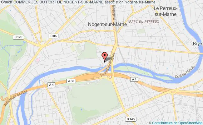 plan association Commerces Du Port De Nogent-sur-marne Nogent-sur-Marne
