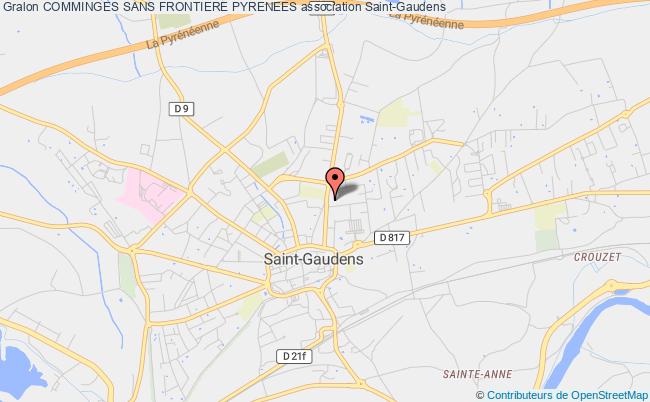 plan association Comminges Sans Frontiere Pyrenees Saint-Gaudens