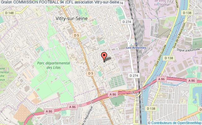 plan association Commission Football 94 (cfl Vitry-sur-Seine