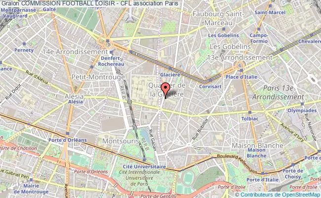 plan association Commission Football Loisir - Cfl Paris