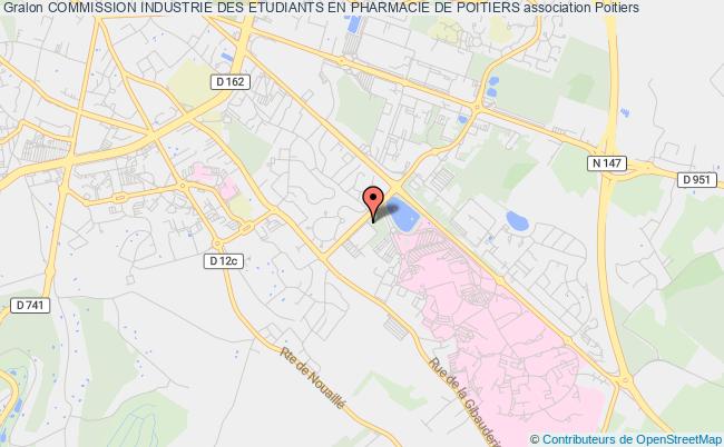 plan association Commission Industrie Des Etudiants En Pharmacie De Poitiers Poitiers