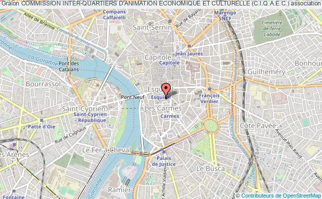plan association Commission Inter-quartiers D'animation Economique Et Culturelle (c.i.q.a.e.c.) Toulouse