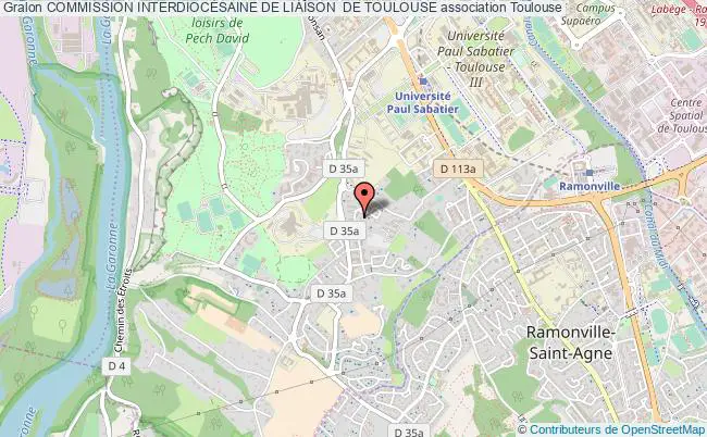 plan association Commission InterdiocÉsaine De Liaison  De Toulouse Toulouse