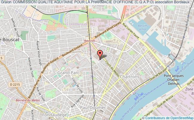 plan association Commission Qualite Aquitaine Pour La Pharmacie D'officine (c.q.a.p.o) Bordeaux