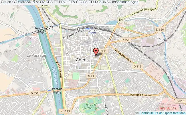 plan association Commission Voyages Et Projets Segpa-felix Aunac Agen