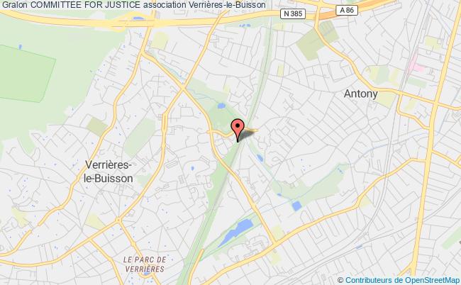 plan association Committee For Justice Verrières-le-Buisson