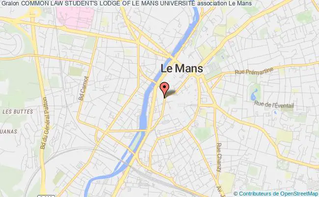 plan association Common Law Student's Lodge Of Le Mans UniversitÉ Mans