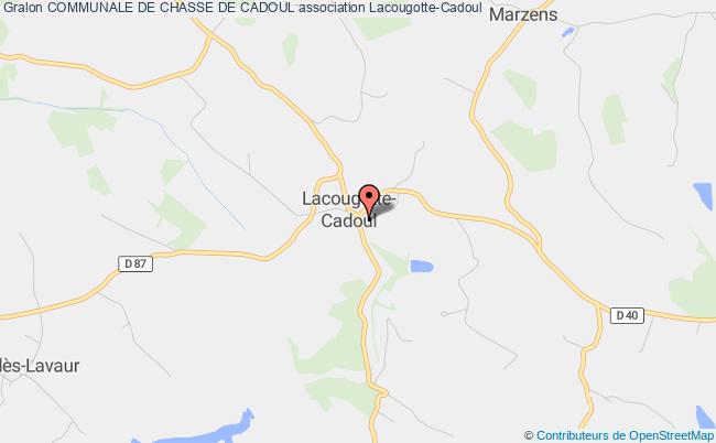 plan association Communale De Chasse De Cadoul Lacougotte-Cadoul