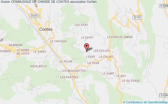 plan association Communale De Chasse De Contes 