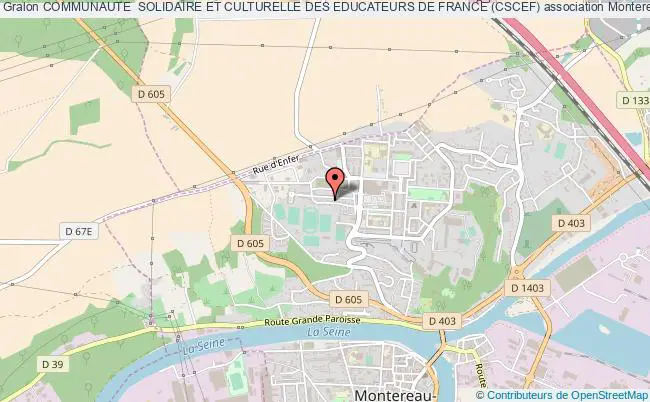 plan association Communaute  Solidaire Et Culturelle Des Educateurs De France (cscef) Montereau-Fault-Yonne