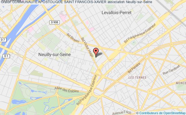 plan association Communaute Apostolique Saint Francois-xavier Neuilly-sur-Seine