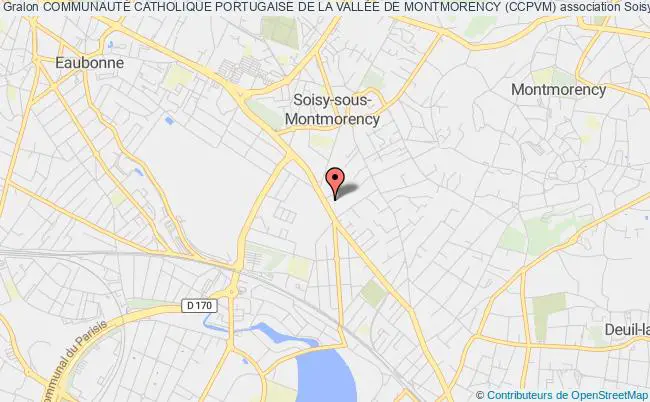plan association CommunautÉ Catholique Portugaise De La VallÉe De Montmorency (ccpvm) Soisy-sous-Montmorency