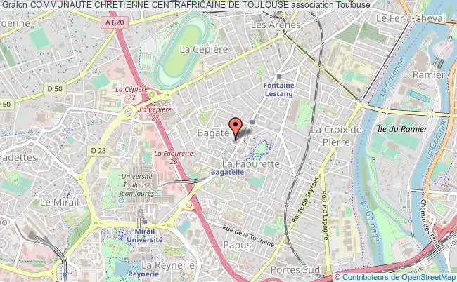 plan association Communaute Chretienne Centrafricaine De Toulouse Toulouse
