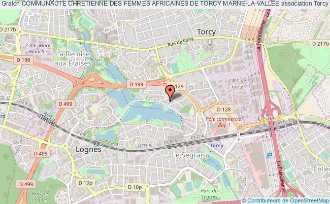 plan association Communaute Chretienne Des Femmes Africaines De Torcy Marne-la-vallee Torcy
