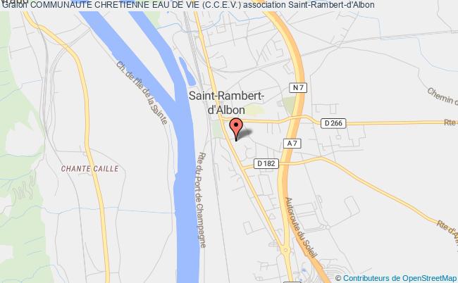 plan association Communaute Chretienne Eau De Vie (c.c.e.v.) Saint-Rambert-d'Albon