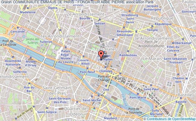 COMMUNAUTE EMMAUS DE PARIS - FONDATEUR ABBE PIERRE