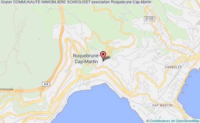 plan association Communaute Immobiliere Scarouget Roquebrune-Cap-Martin