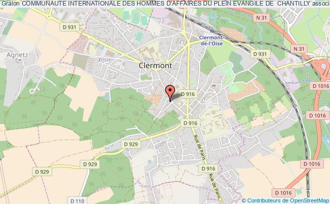 plan association Communaute Internationale Des Hommes D'affaires Du Plein Evangile De  Chantilly Clermont