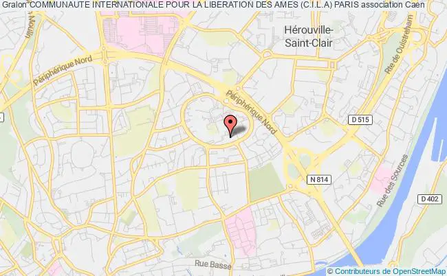 plan association Communaute Internationale Pour La Liberation Des Ames (c.i.l.a) Paris Caen