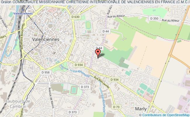 plan association Communaute Missionnaire Chretienne Internationale De Valenciennes En France (c.m.c.i. Valenciennes) Marly