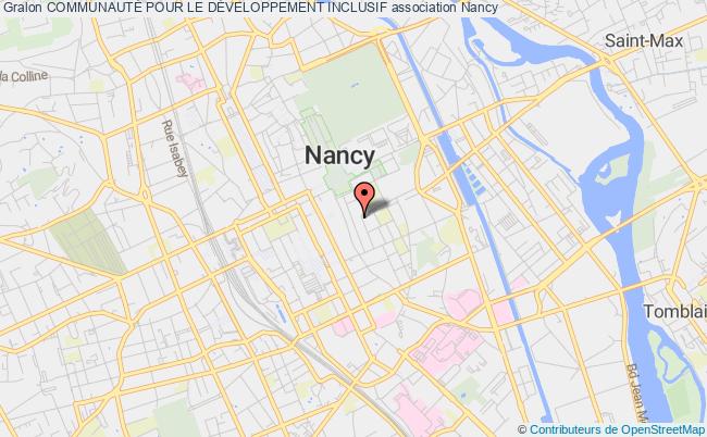 plan association CommunautÉ Pour Le DÉveloppement Inclusif Nancy