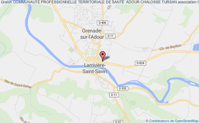 plan association CommunautÉ Professionnelle Territoriale De SantÉ  Adour Chalosse Tursan Grenade-sur-l'Adour