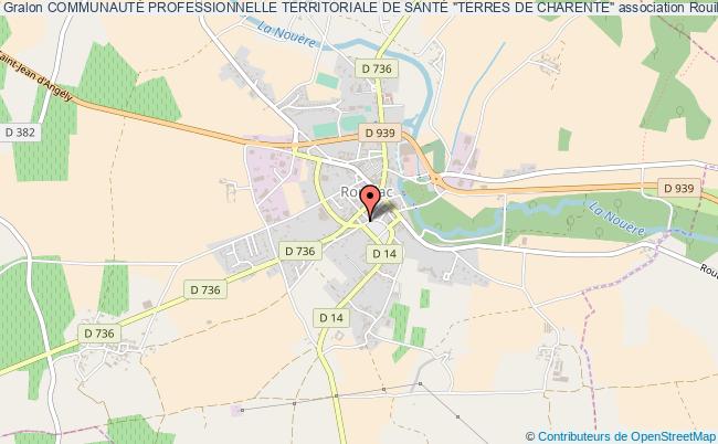plan association CommunautÉ Professionnelle Territoriale De SantÉ "terres De Charente" Rouillac